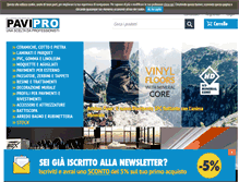 Tablet Screenshot of pavipro.it